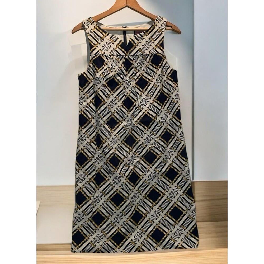 Vineyard Vines 2 Nautical Print Preppy Sleeveless Shift Dress